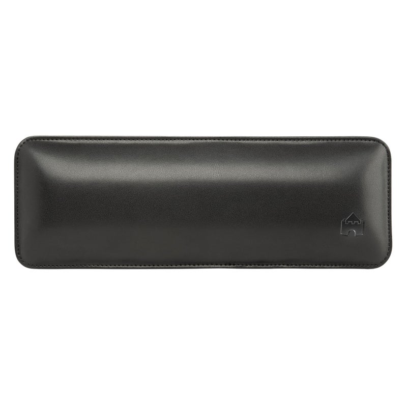 Castle Bailey Compact by Castle - Wrist Rest for Keyboards with Around 61 Keys - Leather Ergonomic Computer Extra Firm Keyboard Wrist Support for Typists, Gaming, Heavy Office Use (Nightfall, Compact Size) - Image 3